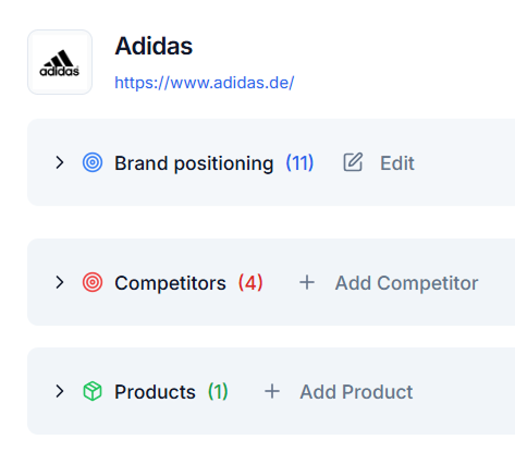 Enter your brand or product